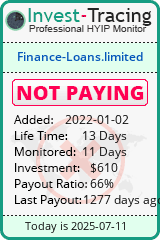 Monitored by Invest-Tracing.com HYIP Monitor-Invest-Tracing.com