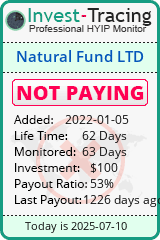 Monitored by Invest-Tracing.com HYIP Monitor-Invest-Tracing.com