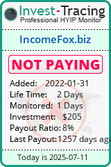 Monitored by Invest-Tracing.com HYIP Monitor-Invest-Tracing.com