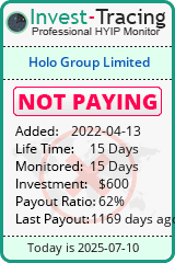 Monitored by Invest-Tracing.com HYIP Monitor-Invest-Tracing.com