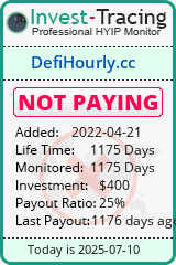 Monitored by Invest-Tracing.com HYIP Monitor-Invest-Tracing.com
