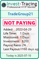 Monitored by Invest-Tracing.com HYIP Monitor-Invest-Tracing.com