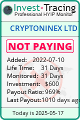 Monitored by Invest-Tracing.com HYIP Monitor-Invest-Tracing.com