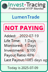 Monitored by Invest-Tracing.com HYIP Monitor-Invest-Tracing.com