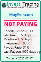 Monitored by Invest-Tracing.com HYIP Monitor-Invest-Tracing.com