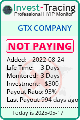 Monitored by Invest-Tracing.com HYIP Monitor-Invest-Tracing.com