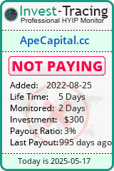 Monitored by Invest-Tracing.com HYIP Monitor-Invest-Tracing.com