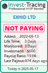 Monitored by Invest-Tracing.com HYIP Monitor-Invest-Tracing.com
