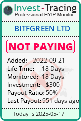 Monitored by Invest-Tracing.com HYIP Monitor-Invest-Tracing.com