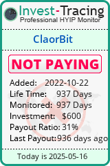Monitored by Invest-Tracing.com HYIP Monitor-Invest-Tracing.com