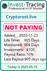 Monitored by Invest-Tracing.com HYIP Monitor-Invest-Tracing.com