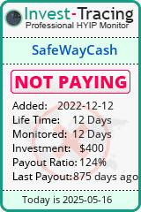 Monitored by Invest-Tracing.com HYIP Monitor-Invest-Tracing.com