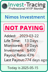Monitored by Invest-Tracing.com HYIP Monitor-Invest-Tracing.com
