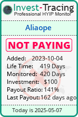 Monitored by Invest-Tracing.com HYIP Monitor-Invest-Tracing.com