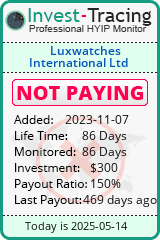 Monitored by Invest-Tracing.com HYIP Monitor-Invest-Tracing.com