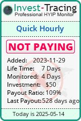 Monitored by Invest-Tracing.com HYIP Monitor-Invest-Tracing.com