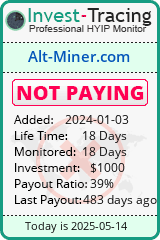 Monitored by Invest-Tracing.com HYIP Monitor-Invest-Tracing.com