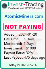 Monitored by Invest-Tracing.com HYIP Monitor-Invest-Tracing.com