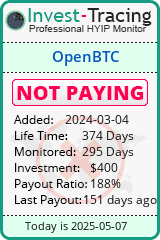 Monitored by Invest-Tracing.com HYIP Monitor-Invest-Tracing.com