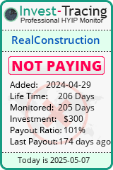 Monitored by Invest-Tracing.com HYIP Monitor-Invest-Tracing.com
