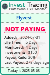 Monitored by Invest-Tracing.com HYIP Monitor-Invest-Tracing.com