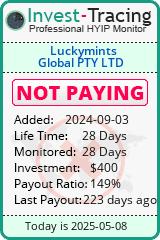 Monitored by Invest-Tracing.com HYIP Monitor-Invest-Tracing.com
