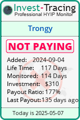 Monitored by Invest-Tracing.com HYIP Monitor-Invest-Tracing.com