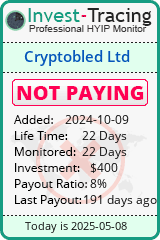 Monitored by Invest-Tracing.com HYIP Monitor-Invest-Tracing.com