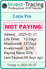 Monitored by Invest-Tracing.com HYIP Monitor-Invest-Tracing.com