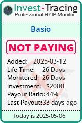 Monitored by Invest-Tracing.com HYIP Monitor-Invest-Tracing.com