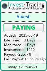 Monitored by Invest-Tracing.com HYIP Monitor-Invest-Tracing.com