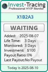 Monitored by Invest-Tracing.com HYIP Monitor-Invest-Tracing.com