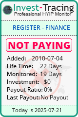 Monitored by Invest-Tracing.com HYIP Monitor-Invest-Tracing.com