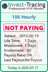 Monitored by Invest-Tracing.com HYIP Monitor-Invest-Tracing.com