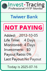 Monitored by Invest-Tracing.com HYIP Monitor-Invest-Tracing.com