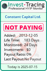 Monitored by Invest-Tracing.com HYIP Monitor-Invest-Tracing.com