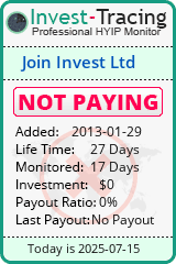 Monitored by Invest-Tracing.com HYIP Monitor-Invest-Tracing.com