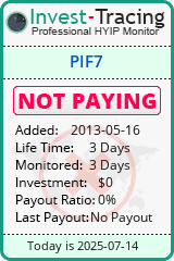 Monitored by Invest-Tracing.com HYIP Monitor-Invest-Tracing.com
