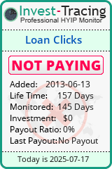 Monitored by Invest-Tracing.com HYIP Monitor-Invest-Tracing.com