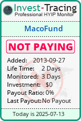 Monitored by Invest-Tracing.com HYIP Monitor-Invest-Tracing.com