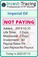 Monitored by Invest-Tracing.com HYIP Monitor-Invest-Tracing.com