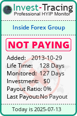Monitored by Invest-Tracing.com HYIP Monitor-Invest-Tracing.com