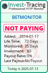 Monitored by Invest-Tracing.com HYIP Monitor-Invest-Tracing.com
