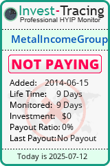 Monitored by Invest-Tracing.com HYIP Monitor-Invest-Tracing.com