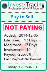 Monitored by Invest-Tracing.com HYIP Monitor-Invest-Tracing.com