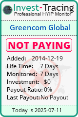 Monitored by Invest-Tracing.com HYIP Monitor-Invest-Tracing.com