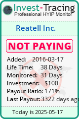 Monitored by Invest-Tracing.com HYIP Monitor-Invest-Tracing.com