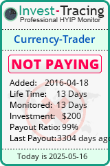 Monitored by Invest-Tracing.com HYIP Monitor-Invest-Tracing.com