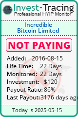 Monitored by Invest-Tracing.com HYIP Monitor-Invest-Tracing.com