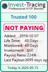 Monitored by Invest-Tracing.com HYIP Monitor-Invest-Tracing.com